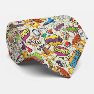 Pop Art Action – Painted Energy Neck Tie