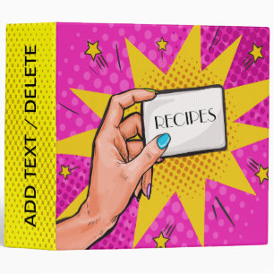 Pop Art All Occasion / Recipe Binder - See Back