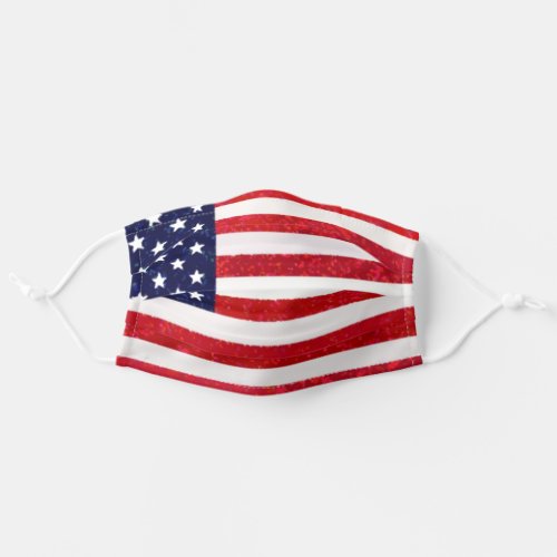 Pop Art American Flag USA National Symbol Adult Cloth Face Mask