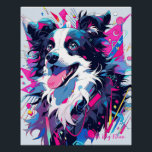 Pop Art Anime Border Collie Dog 005 - Victoria Sas Poster<br><div class="desc">[ Ultra-High Quality Art Paintings ] 

● Acrylic on paper
● 8, 000～10, 000pixel
● 500dpi

【Victoria Sasuke】
Illustrator who loves Japanese anime and Kawaii Dogs.
She draws cheerful and expressive dogs in a colourful and POP style.
These paintings will cheer up your everyday life.</div>