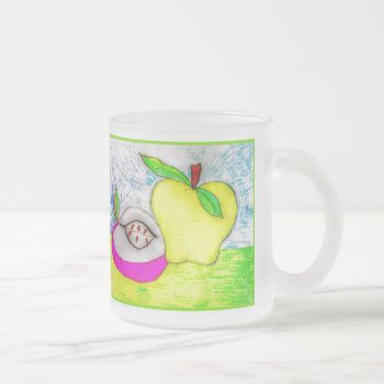 Pop Art Apples Frosted Mug by ForEverProud at Zazzle