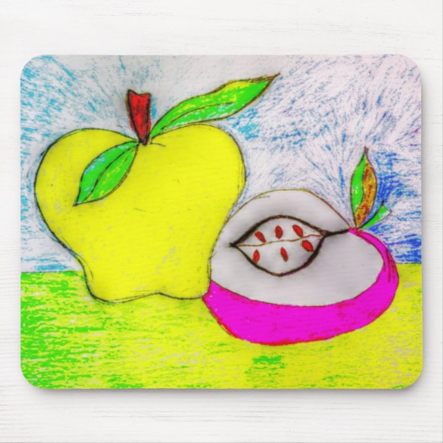 Pop Art Apples Mouse Pad (Front)