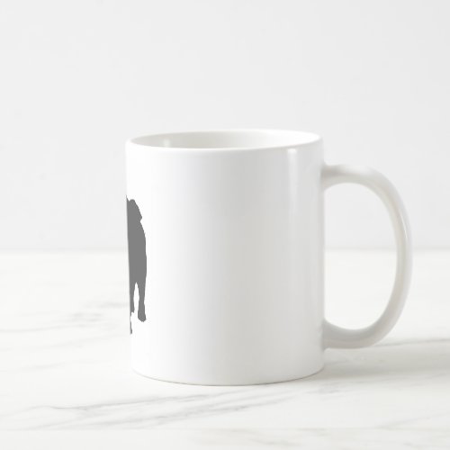 Pop Art Baby Elephant Silhouette Coffee Mug