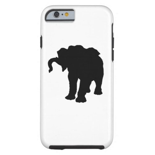 Pop Art Baby Elephant Silhouette iPhone 6 Case
