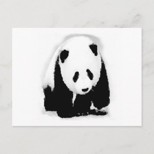 Pop Art Baby Panda Postcard