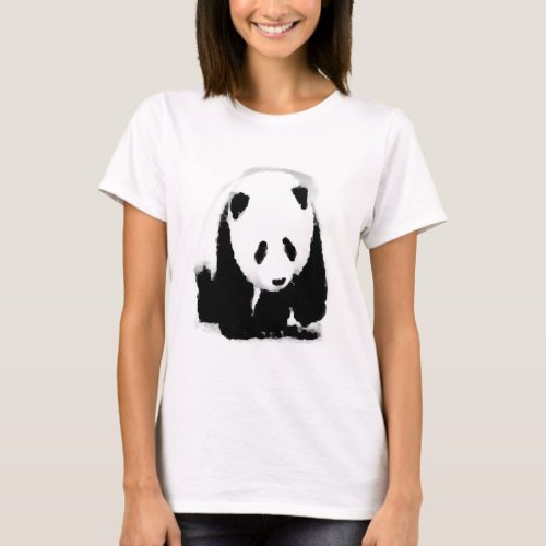 Pop Art Baby Panda T_Shirt