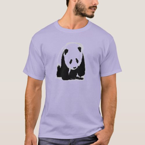 Pop Art Baby Panda T_Shirt