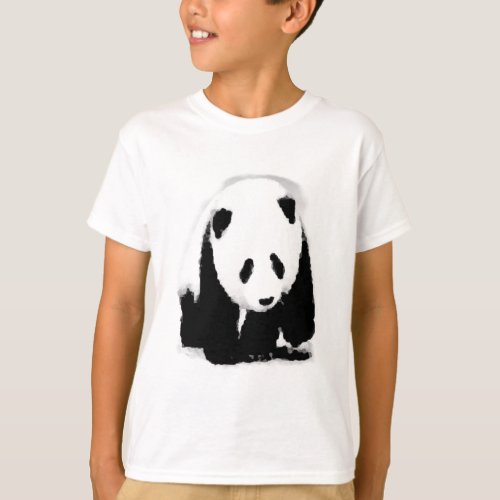 Pop Art Baby Panda T_Shirt