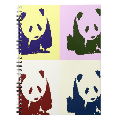 Pop Art Baby Pandas Notebook