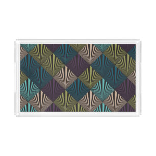 Pop art background acrylic tray