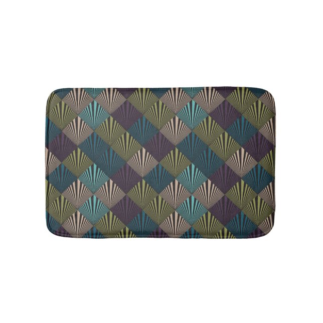 Pop art background bathroom mat (Front)