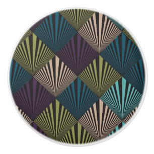 Pop art background ceramic knob