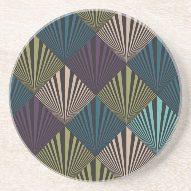 Pop art background drink coaster (Front)