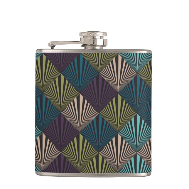 Pop art background flask (Front)