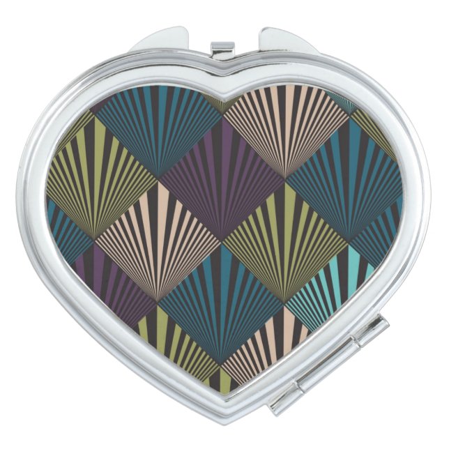 Pop art background mirror for makeup (Front)