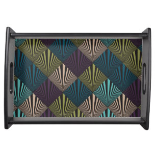 Pop art background serving tray