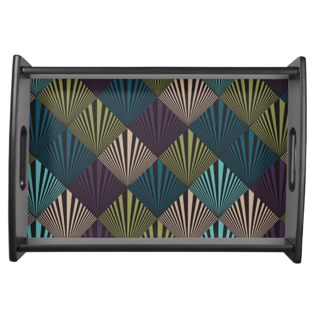 Pop art background serving tray (Front)