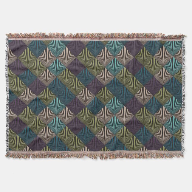 Pop art background throw blanket (Front)