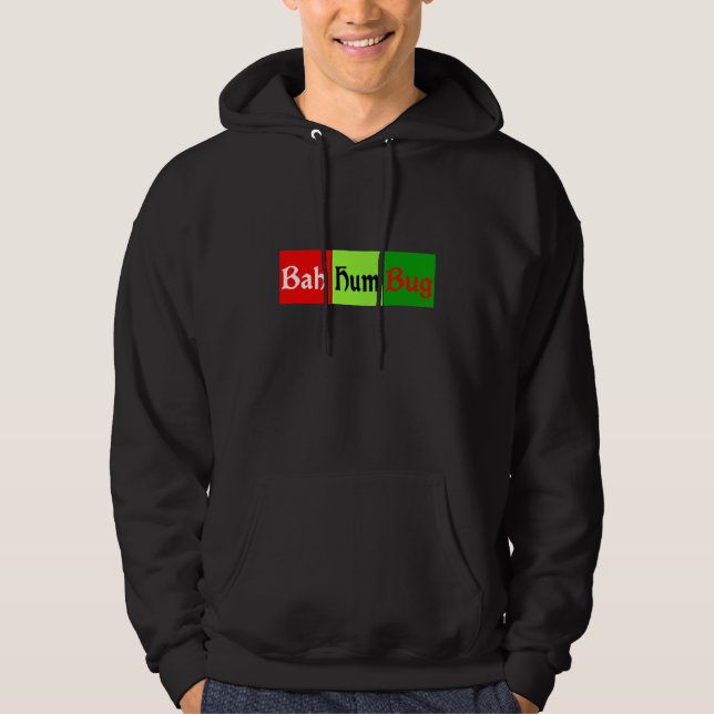 Pop Art BAH HUMBUG! Hoodie (Front)