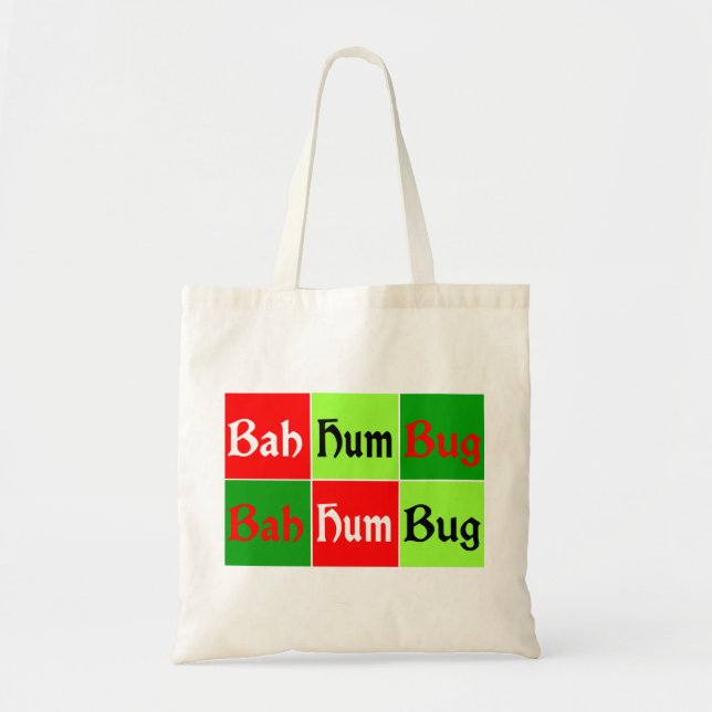Pop Art BAH HUMBUG! Tote Bag (Front)