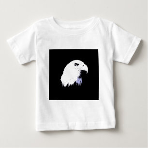 Pop Art Bald Eagle Baby T-Shirt