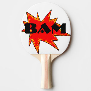 Pop Art Bam Comics Pingpong Gear CricketDiane Ping-Pong Paddle