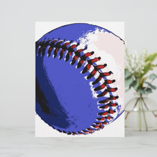 Pop Art Baseball (Standing Front)