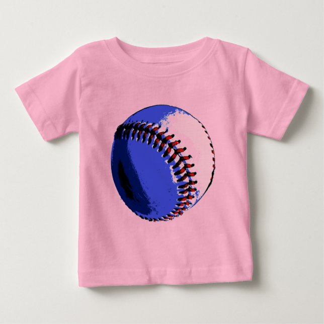 Pop Art Baseball Baby T-Shirt (Front)