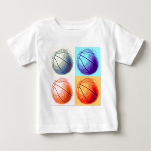 Pop Art Basketball Baby T-Shirt