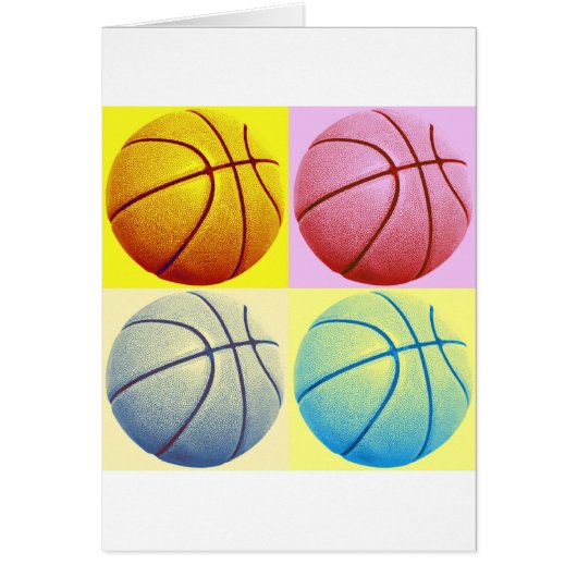 Pop Art Basketball Cards (Front)