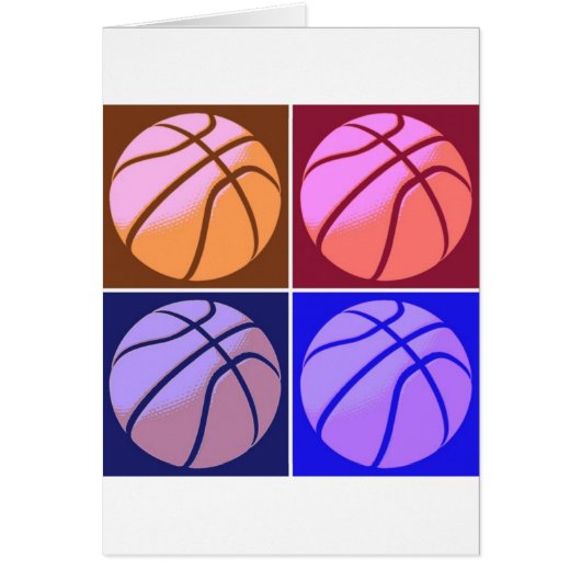 Pop Art Basketball Cards (Front)
