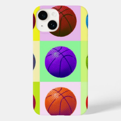 Pop Art Basketball Case_Mate iPhone 14 Case