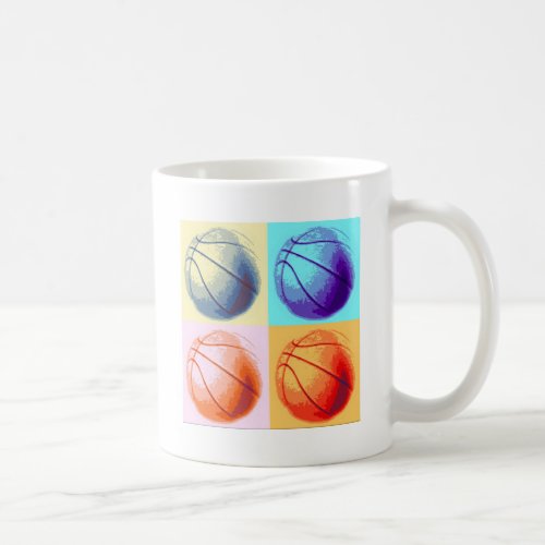 Pop Art Basketball Coffee Mug