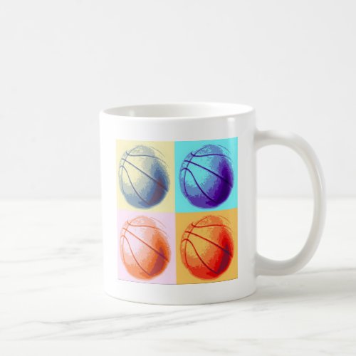 Pop Art Basketball Coffee Mug