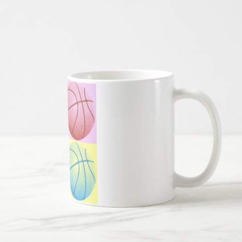 Pop Art Basketball Coffee Mug