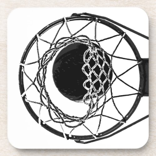 Pop Art Basketball Drink Coaster