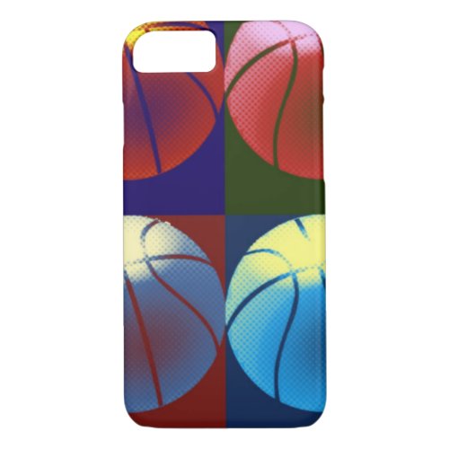 Pop Art Basketball iPhone 7 Case