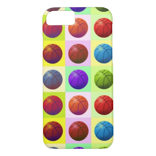 Pop Art Basketball iPhone 7 Case