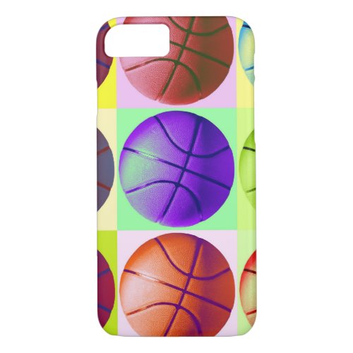 Pop Art Basketball iPhone 7 Case