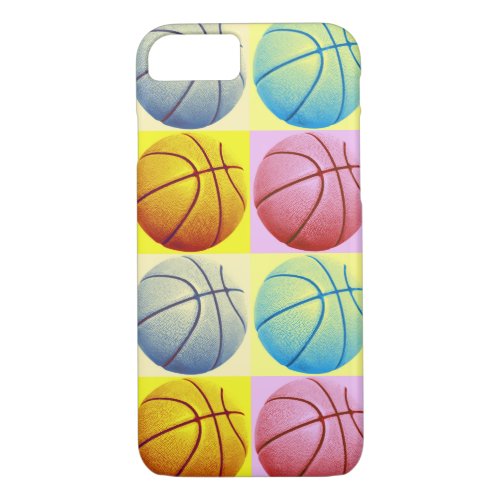 Pop Art Basketball iPhone 7 Case