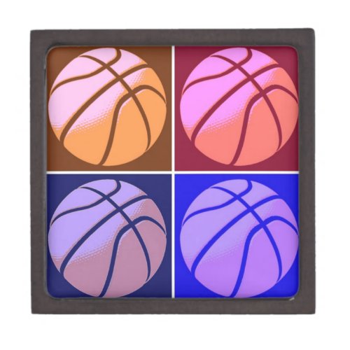 Pop Art Basketball Jewelry Box