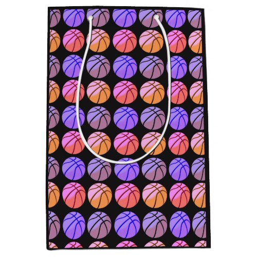 Pop Art Basketball Medium Gift Bag
