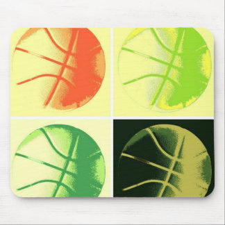 Pop Art Basketball Mouse Pad