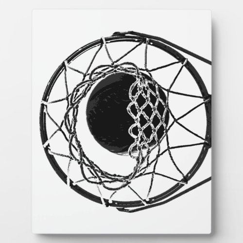 Pop Art Basketball Plaque