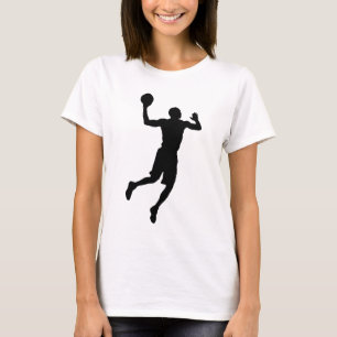 Pop Art Basketball Player Silhouette T-Shirt