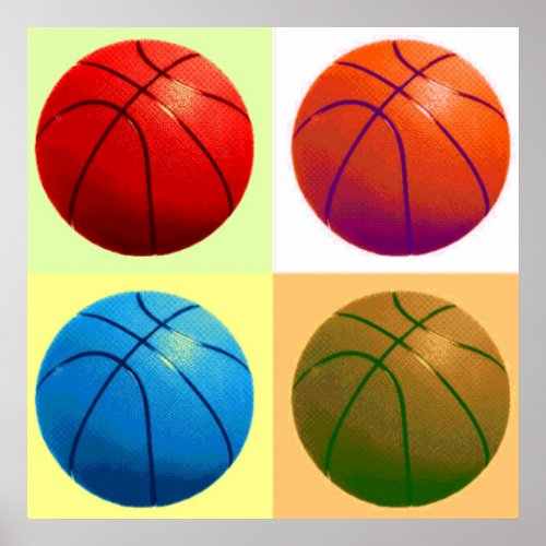 Pop Art Basketball Poster _ I Love This Game