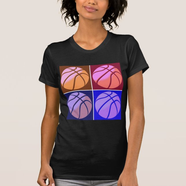 Pop Art Basketball T-Shirt (Front)