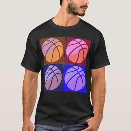 Pop Art Basketball T_Shirt