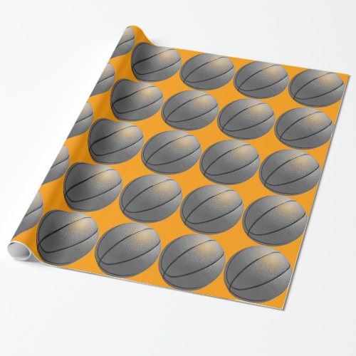 Pop Art Basketball Wrapping Paper