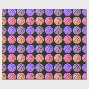 Pop Art Basketball Wrapping Paper
